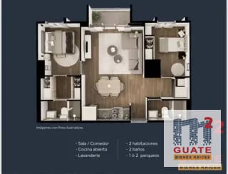 Apartamento en Venta, Zona 10 — Apartamento en Venta en Zona 10, Guatemala, Ciudad — miniatura 2 de 12