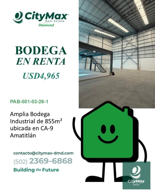 Bodega Industrial en Renta sobre CA-9 Amatitlán - 9