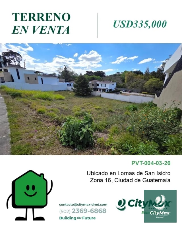Terreno Residencial en Venta en Lomas de San Isidro Zona 16 Guatemala - 16