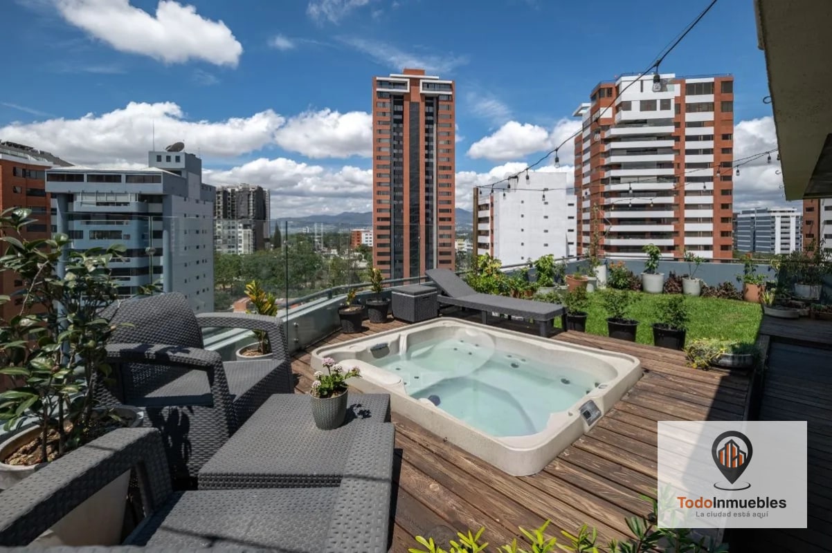Apartamento Penthouse remodelado en Renta en z14 - 2