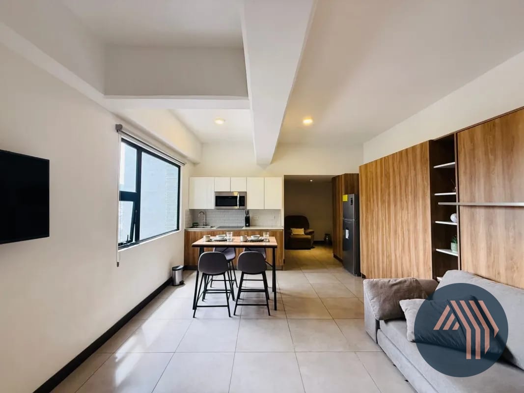 ALQUILER DE CÉNTRICO APART/STUDIO AMUEBLADO - ELEMENTO, ZONA 13 — Apartamento en Alquiler en Elemento Plaza Berlín, Zona 13, Guatemala, Ciudad — foto 5 de 8